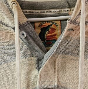 Tommy Bahama Striped Baja Hoodie xl